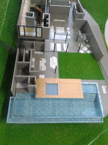 Casa com detalhamento interno