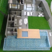 Casa com detalhamento interno